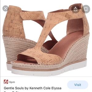 Gentle Souls Cork Wedges